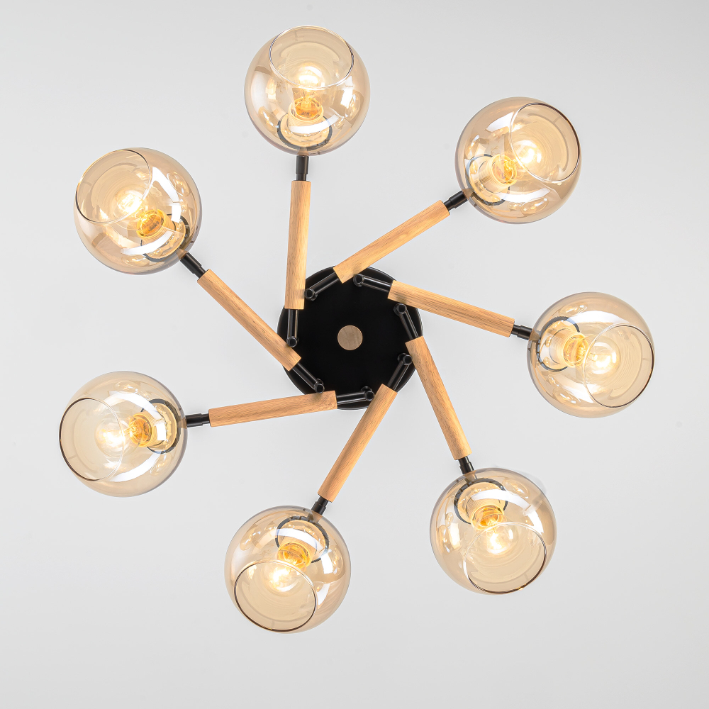 Citilux TIKA CL133171 Люстра поворотная Чёрная