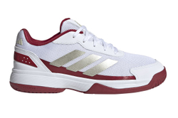 Детские кроссовки для падела Adidas Kids Crazyquick Shoes - cloud white/ice gold metallic/cloud white
