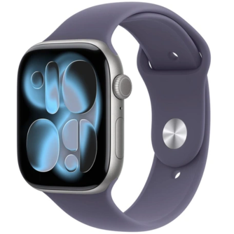 Умные часы Apple Watch S11 GPS 46 мм Space Grey Aluminium Case with Purple Fog Sport Band - S/M