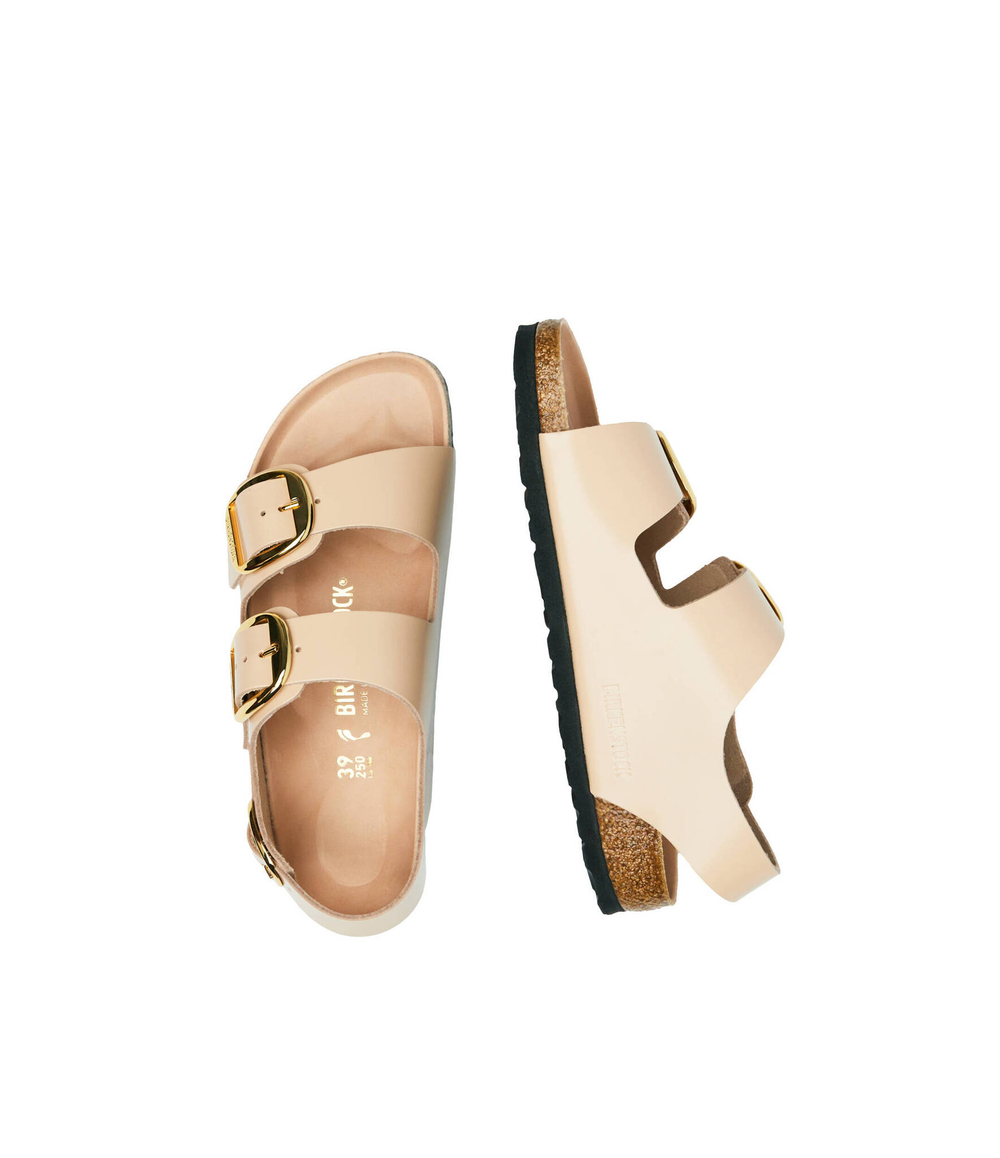 Босоножки кожаные lena Birkenstock - бежевый(1026484)