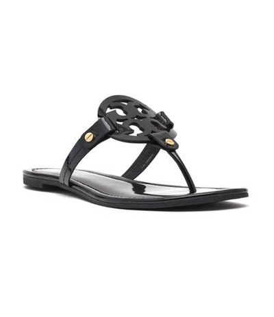 кожаное вьетнамки miller perfect TORY BURCH - черный(11743)