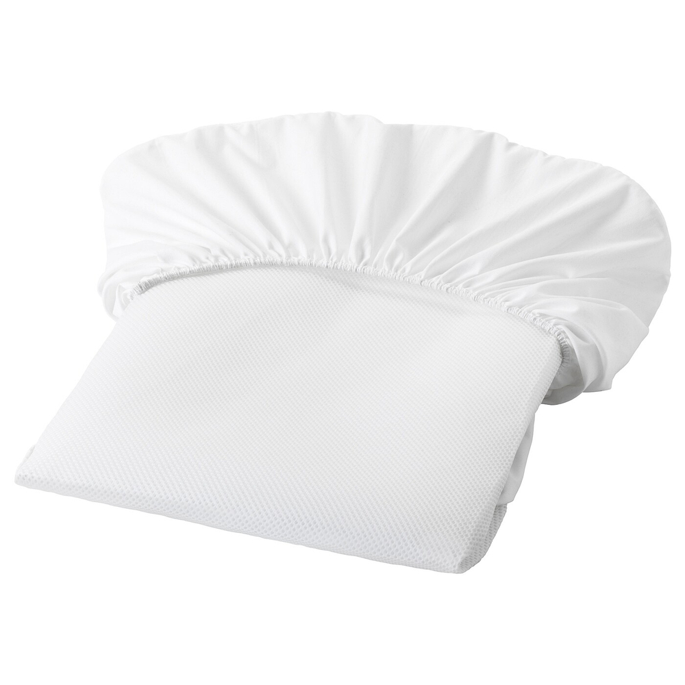 IKEA LENAST  (ИКЕА ЛЕНАСТ)  -  Наматрасник, белый, 60x120 см