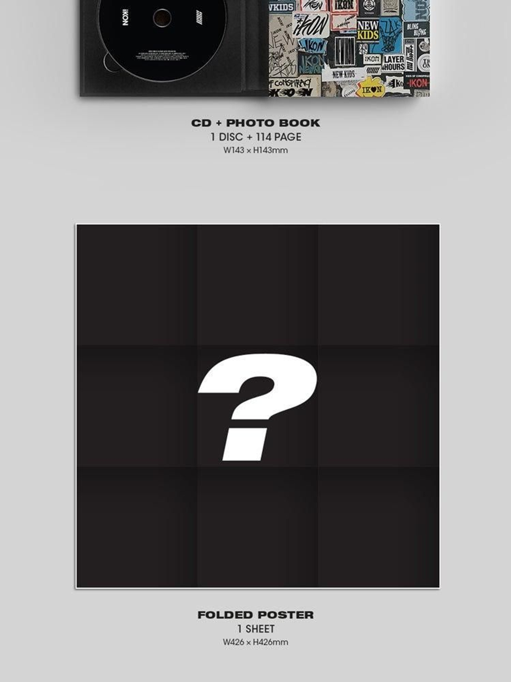 Альбом IKON - NEW KIDS BEGIN Single Album 2 Version SET