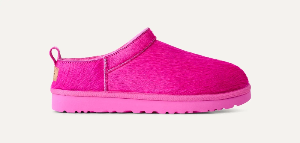 UGG Угги Classic Micro Calf Hair, цвет фуксии
