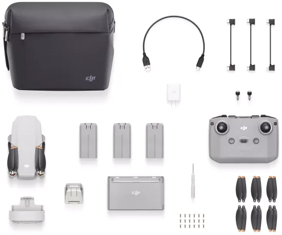 Квадрокоптер DJI Mini 2 Fly More Combo, gray