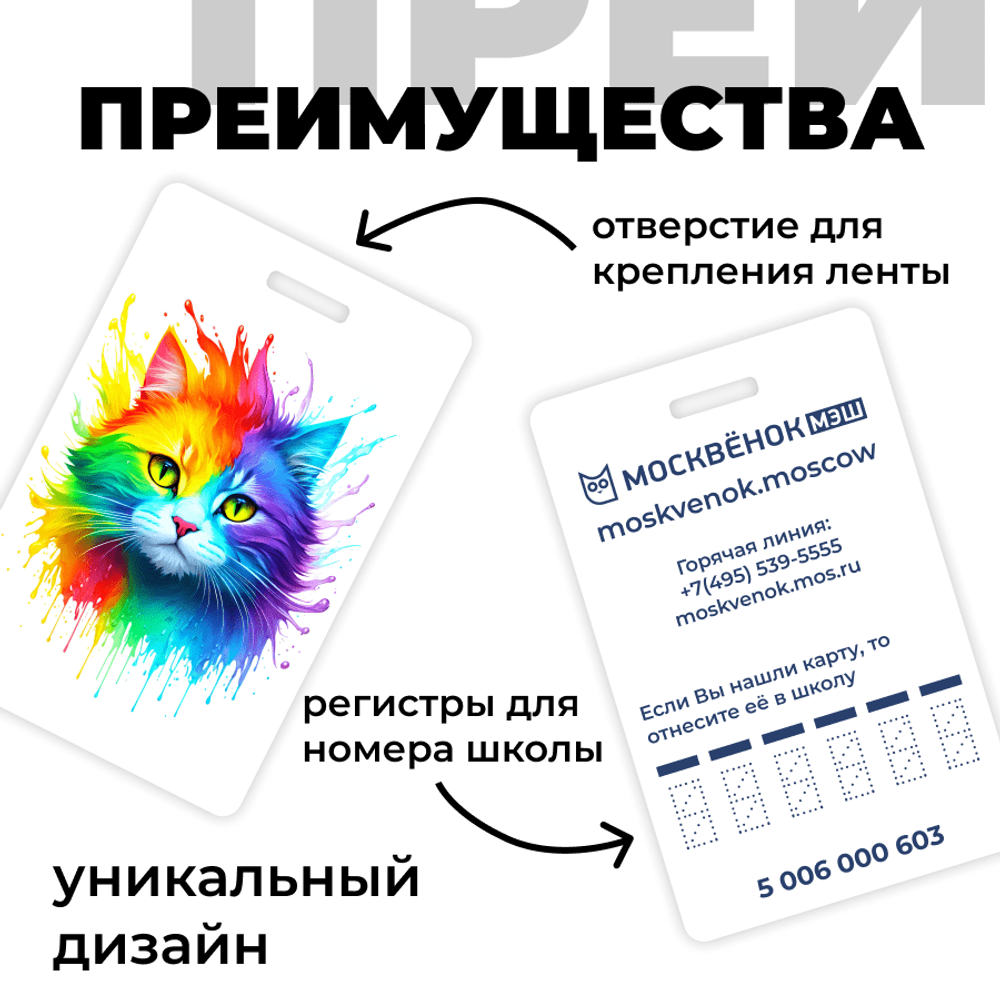 Карта Москвёнок ART №3 (проход + питание)