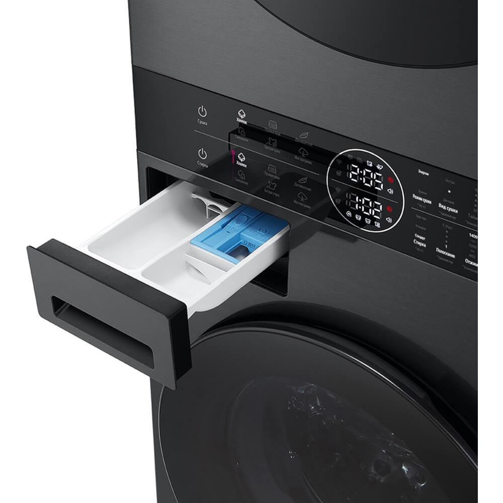 Стирально-сушильная машина LG W4W8LVPKZHM WashTower
