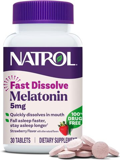 Антиоксидант Natrol Melatonin 5 мг 30 таблеток