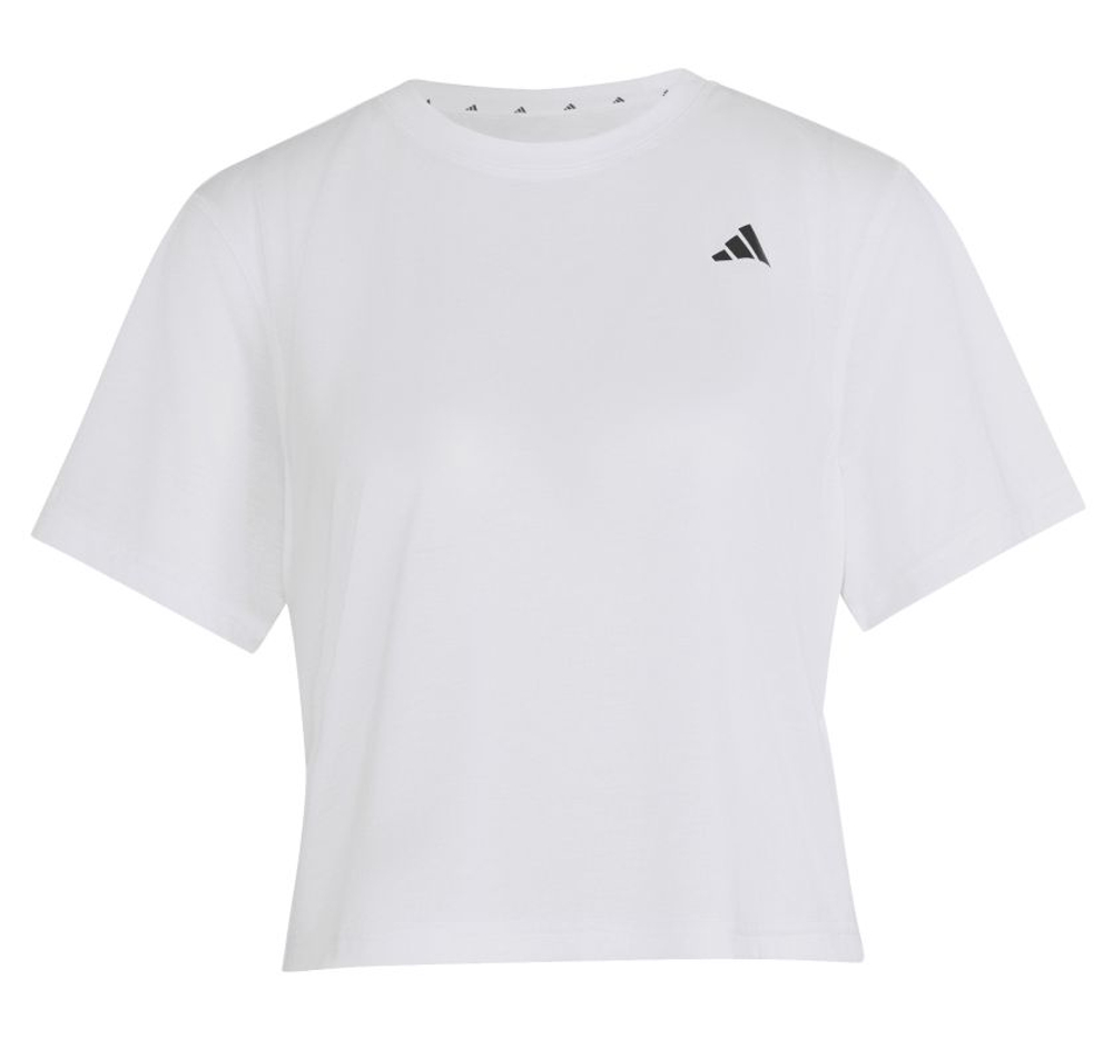 Женская теннисная футболка Adidas Power Essentials Big Graphic - white