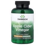 Swanson Vitamins, яблочный уксус, повышенная сила действия, 180 веганских капсул (625 мг в 1 капсуле)
