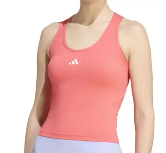 Женский топ теннисный Adidas Club Midi Tank - pure turbo