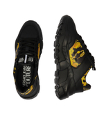 Кожаные кроссовки fondo speedtrack Versace Jeans Couture - черный(77YA3SC2ZP324)