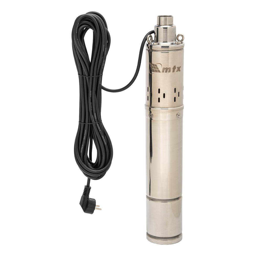 Насос скважинный винтовой MTX DW-3,5-90S, диаметр 3.5", 700 Вт, напор 90 м, 1500 л/ч