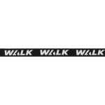 Тесьма лампасная 20 мм / 25 метров, с надписью WALK
