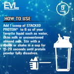 EVLution Nutrition, Stacked Protein, ванильное мороженое, 2268 кг (5 фунтов)