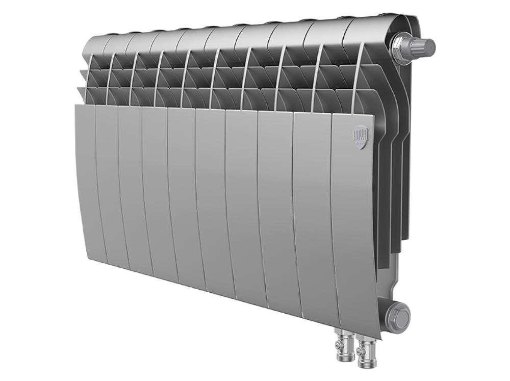 Радиатор Royal Thermo BiLiner 500 /Silver Satin VDL - 12 секц.