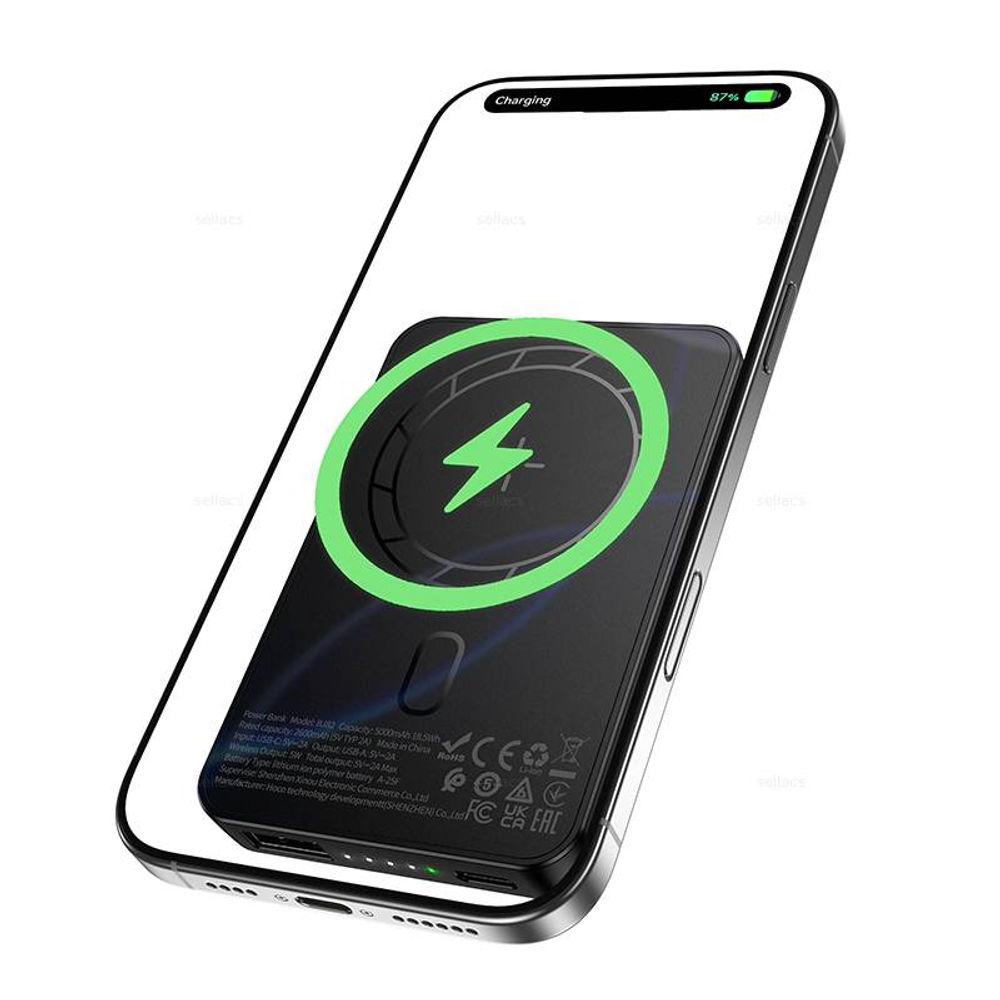 Портативный аккумулятор Borofone BJ82 5000mAh (black)