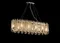 Люстра подвесная NewRgy NW082-L1000*W280*H280(1500) OVAL H GOLD, 10×40 Вт, золотая
