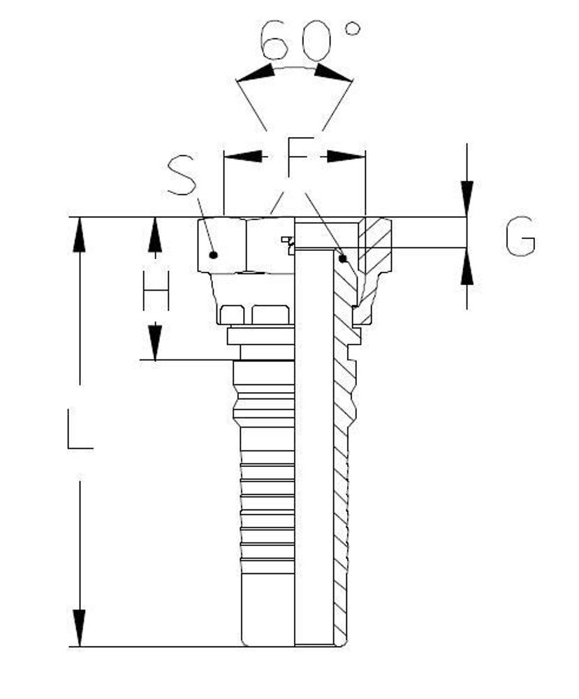 Фитинг DN 50 BSP (Г) 2 Interlock