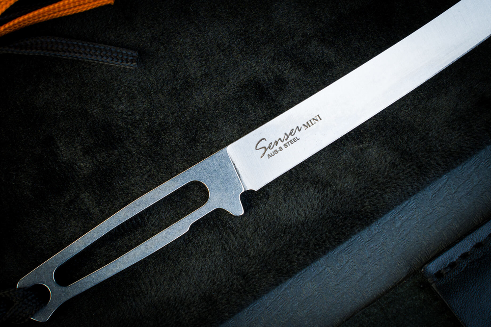 Туристический нож Sensei Mini AUS-8 StoneWash