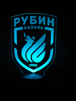 3D Светильник "ФК Рубин"