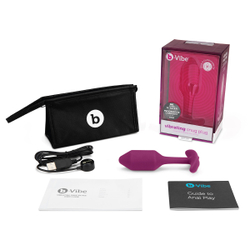 b-Vibe Vibrating Snug Plug 2 - Анальная пробка с вибрацией