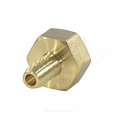 Переходник штуцерный латунь неразъемный для шланга Дн 10х3/8" ВР SantechSystems