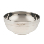 Миска Jolly Kitchen нержавеющая сталь, двойные стенки матовый/глянец, 15 см, 0,6 л
