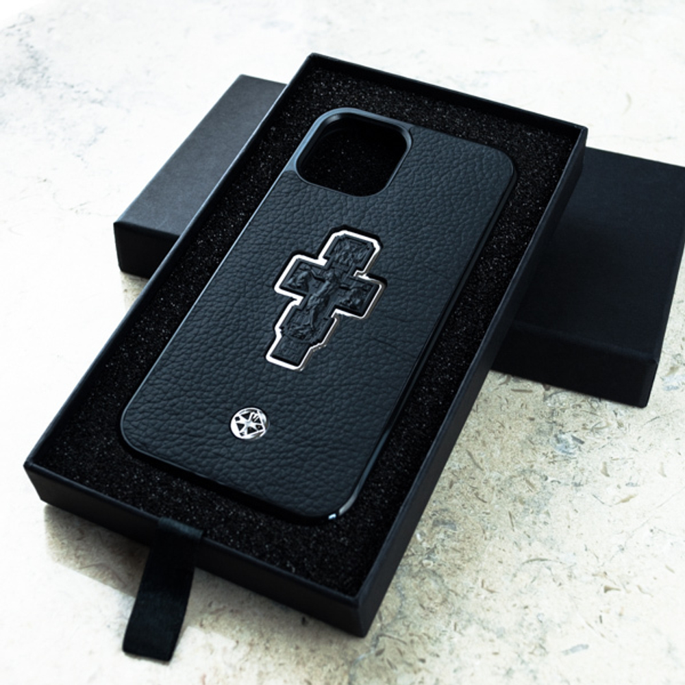 Чехол Euphoria HM Crucifix Cross в дизайнерской упаковке — православный подарок на Пасху Рождество именины