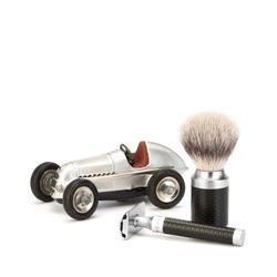 Т-образная бритва MUEHLE ROCCA, сталь, черный акцент, closed comb (R 96)