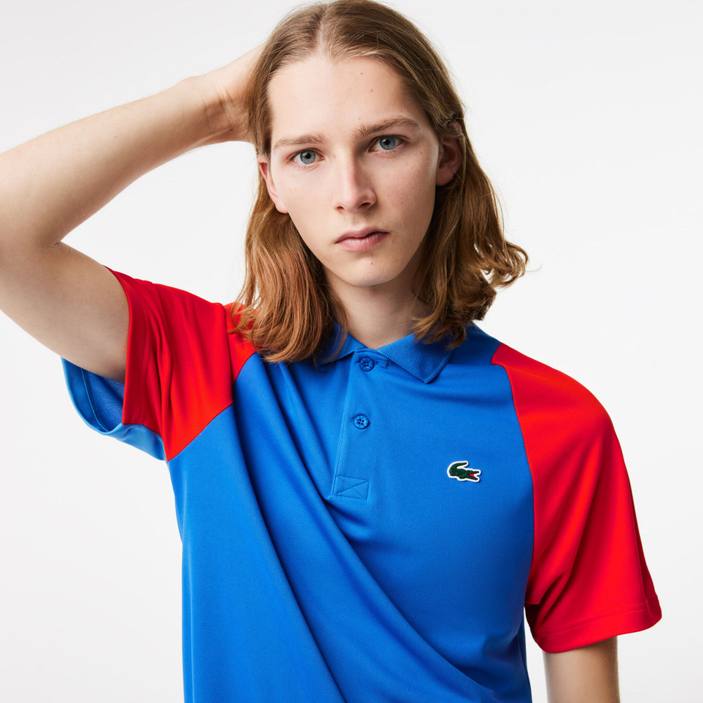 Мужское теннисное поло Lacoste Polo Men - Blue, Red