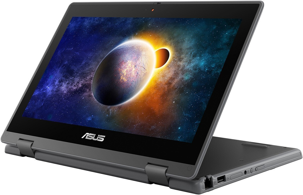 Ноутбук ASUS BR1100FKA-BP0570R 90NX03A1-M07390 Intel Celeron N4500, 1.1 GHz, 4096 Mb, 11.6; HD 1366x768, 128 Gb eMMC, DVD нет, Intel UHD Graphics, Windows 10 Professional, серый