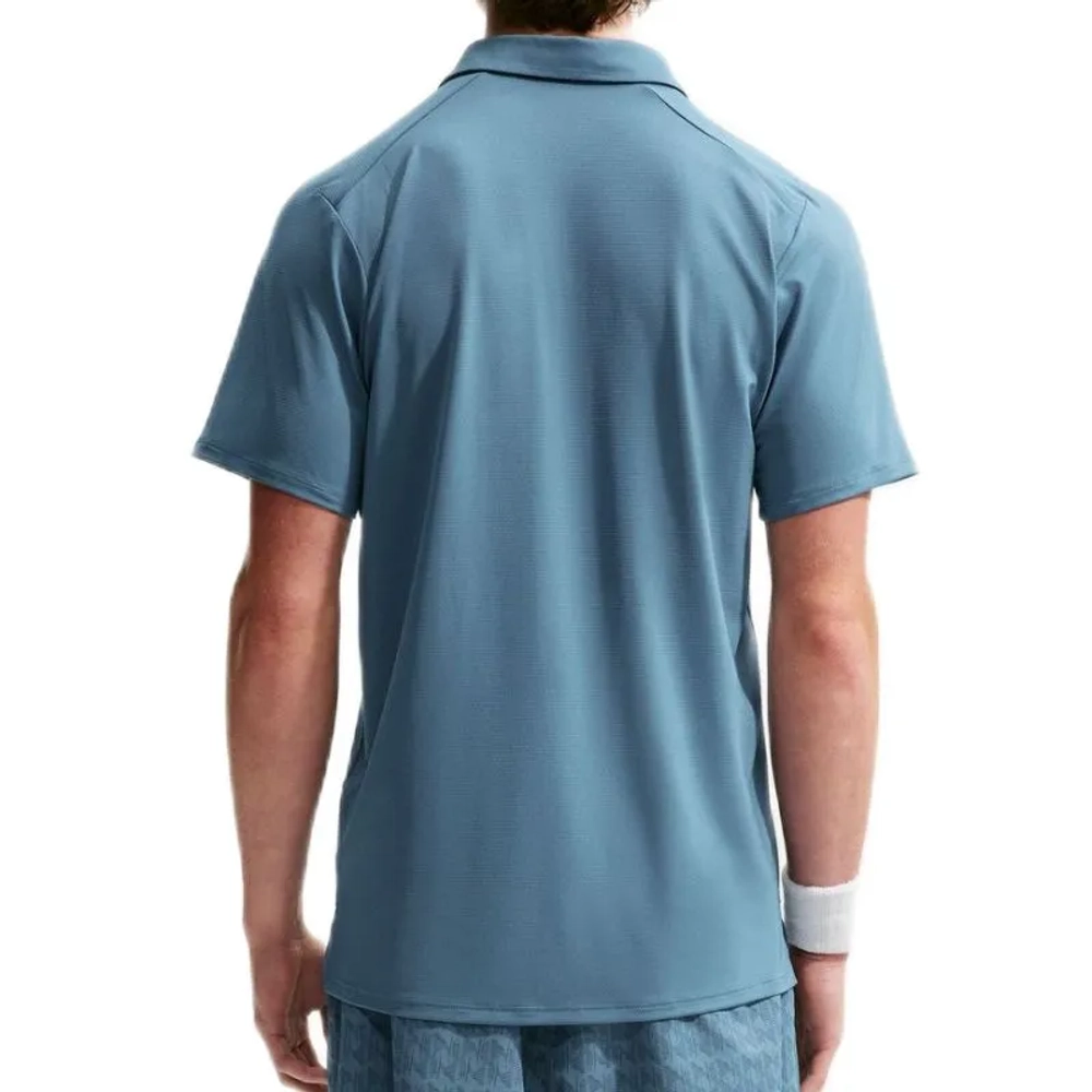 Теннисное поло Nike Court Advantage Dri-Fit Tennis - smokey blue/white