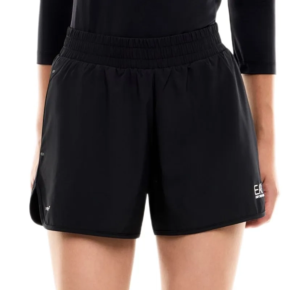 Женские Шорты теннисные EA7 Woman Woven - black beauty