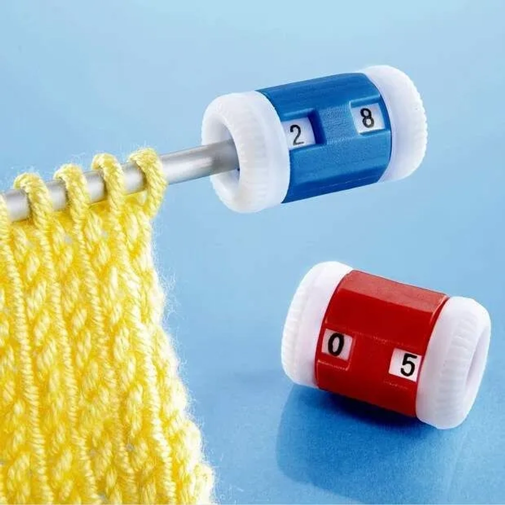 Счётчик петель и рядов2-5мм и 4,5-6,5мм 2шт 10816 Knit Pro