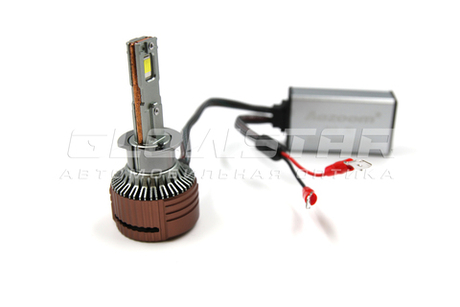 Aozoom P12 H1 с вентилятором 12V 65W 6000Lm (комплект, 2шт)