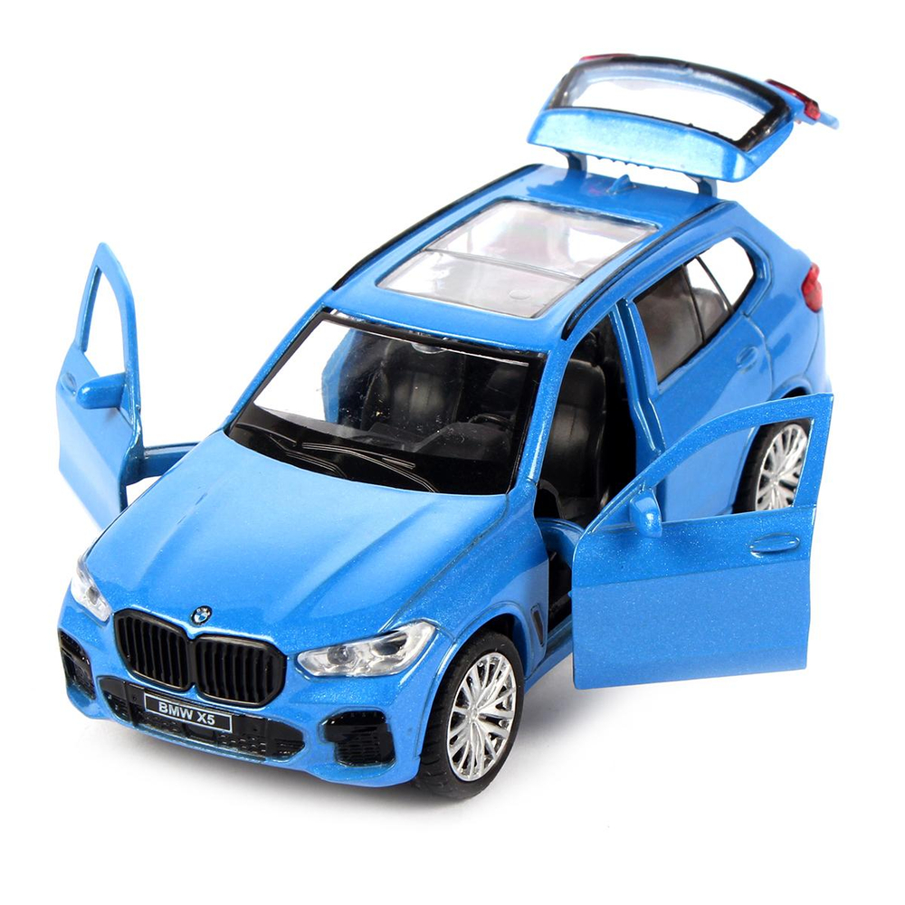 Модель ин. мет. "BMW X5/X6" 12см, двер, баг, коробка в ассорт. X5X6-12DB12-MIX (Технопарк)