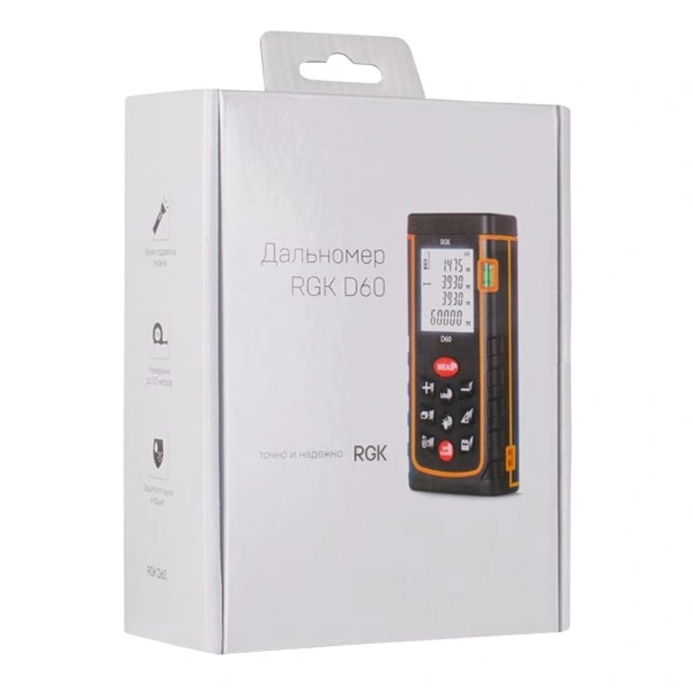Лазерный дальномер RGK D60, RGK