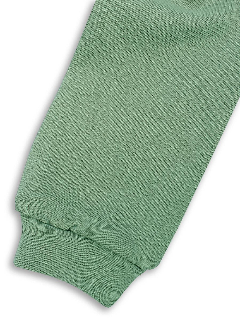 Костюм для девочек (свитшот, шорты) зелёный, р.116 (MINAKU)