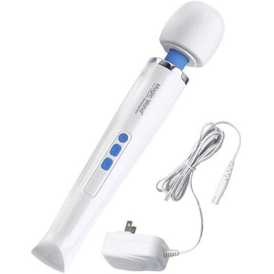 Вибромассажер Hitachi Magic Wand Original HV-270 (4 скорости) (Цвет: белый с синим)
