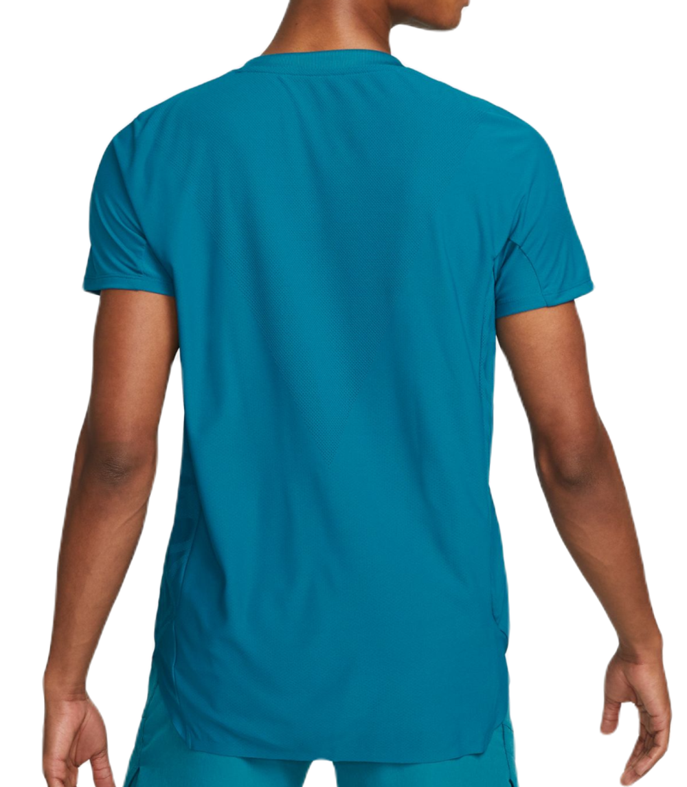Мужское теннисное поло Nike Court Dri-Fit Adventage Slam Tennis Polo - green abyss/white