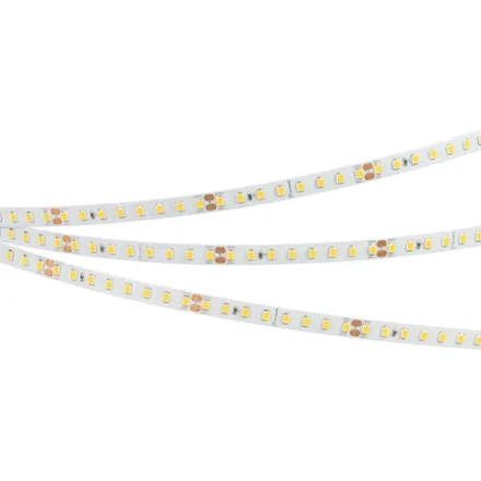Лента RT-A128-8mm 24V Warm2700 (10 W/m, IP20, 5m) (Arlight, высок.эфф.150 лм/Вт)