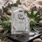 Intt Clit Me On High Cannabis Oil - Согревающий жидкий вибратор для клитора 2 мл (саше)