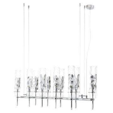 Подвесная люстра G9 Primavera SP10 Chrome хром Crystal Lux