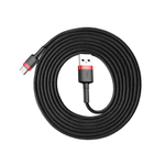Usb Кабель-зарядка TYPE-C Baseus Cafule 2A 2м (CATKLF-C91) чёрно-красный