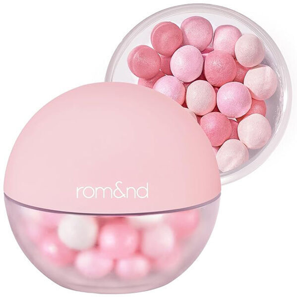 Сияющая пудра-вуаль в шариках Rom&nd Sheer Powder Pearls #01 Gleamy Veil, 15г