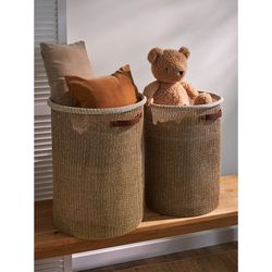 Корзина для хранения Sustainable collection, Ø42х55 см, бежевая