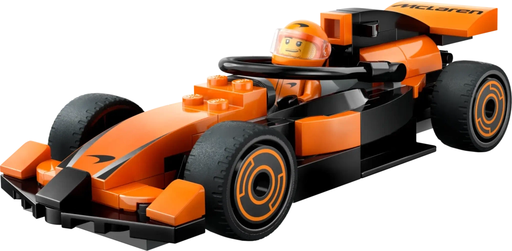 Конструктор LEGO City 60442 Гонщик Формулы-1 на гоночном автомобиле McLaren