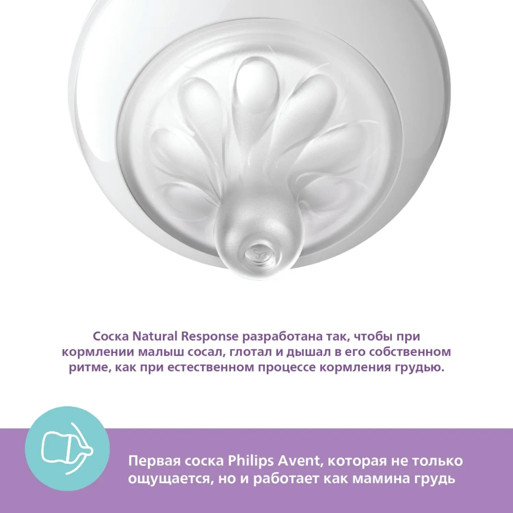 Бутылочка Philips Avent Natural антикол с клапаном AirFree 125мл SCY670/01