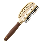 Olivia Garden Щетка Expert Care Flex Boar&Nylon Bristles Gold&Brown ID2071